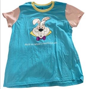Disney white rabbit sleep tee